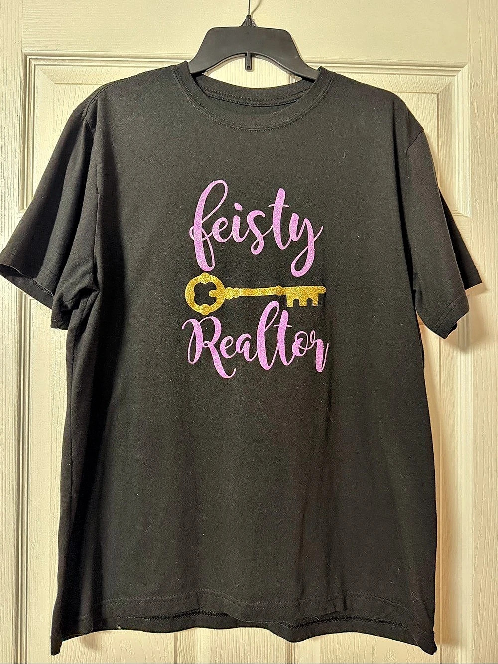 George Graphic Tee Black & Pink Size Large Like New